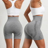 Women's High Waist Hip Lifting And Belly Contracting Anti-exposure Yoga Pants