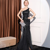 Women's High-end Entry Lux Elegant Socialite Dinner Party Sexy Long Slimming Fishtail Dress