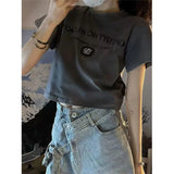 Irregular Ripped Denim American High Street Hot Girl Shorts