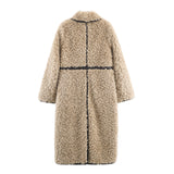 Women's Elegant Fleece Long Overcoat Outerwear