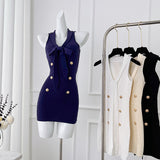 Knitted Women's Skirt Elegant Style High-end Sense