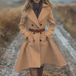 Fashion Women's Wear Thickened Slim Fit All-match Solid Color Coat