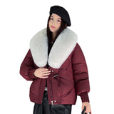 Large Size Straight Thickened Cotton-padded Coat