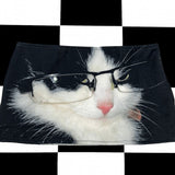 Millennium Hot Girl Cartoon Digital Printing Low Waist Mini Skirt