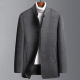 Men's Double-faced Woolen Goods Wool Overcoat Men's Mid-length Coat
