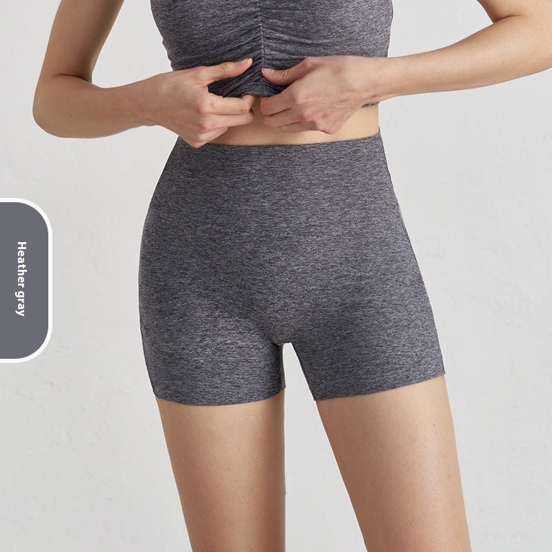 Double-sided Grinding Shorts Yoga Pants Female High Waist Track Shorts