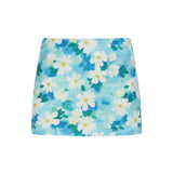 Small Floral High Waist Sheath Skirt Pure Sweet Girl Short Slim Fit