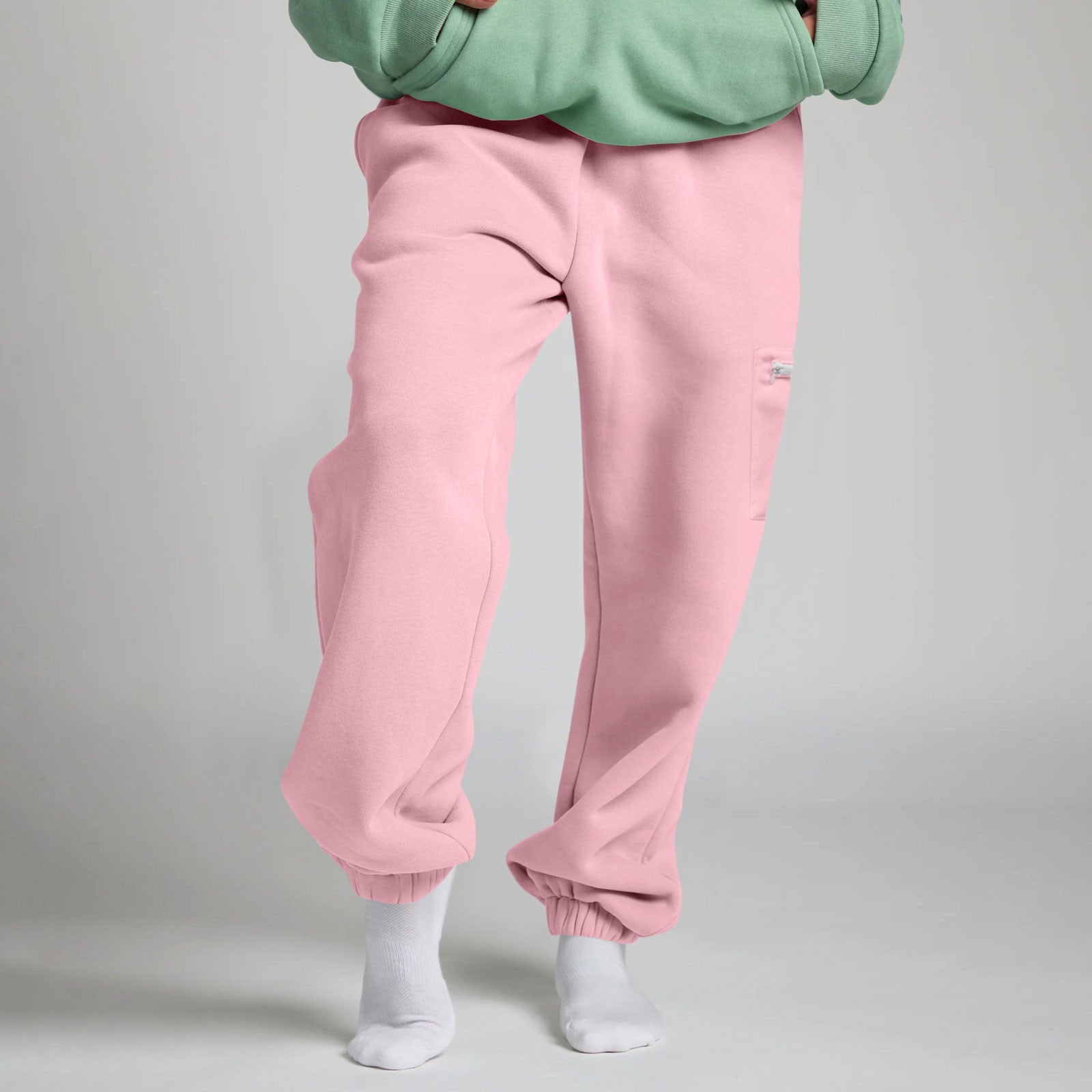 Women's Loose Large-size Fleece-lined Thick Pants