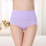 Women's Pure Cotton High Waist Pure Color Simple Slim Fit Simple And Comfortable Elegant Underwear