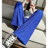 Casual New Straight-leg Draped Women's Loose Korean-style Floor-length Pants