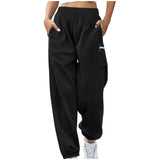 Women's Loose Large-size Fleece-lined Thick Pants