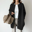 Ins Single Breasted Cardigans Fashion Solid Color Knitted Jacket Women's Autumn Spring Clothing