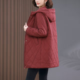 Mid-length Loose Cotton-padded Thick Coat
