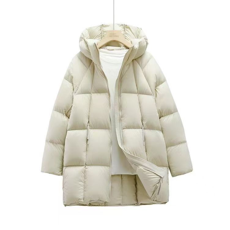 Women's Cloud Puff Fashion Hooded Thickened Thermal Coat