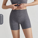 Double-sided Grinding Shorts Yoga Pants Female High Waist Track Shorts