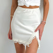Fashion New Lace Splicing High Waist Women's Skirt