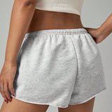 Women's Solid Color Loose And Versatile Drawstring Shorts