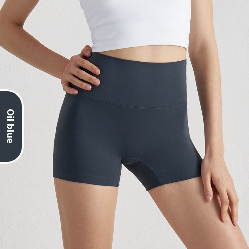Double-sided Grinding Shorts Yoga Pants Female High Waist Track Shorts