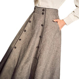 New High-waisted Slimming Ladies' Elegant Skirt