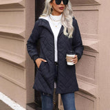 New Hooded Fleece Padded Coat Women