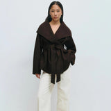 Autumn And Winter High-grade Mid-length Thick Woolen Coat