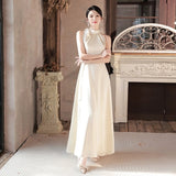 Summer Champagne Niche High-end Dress