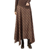 Women's Polyester Scottish Autumn Skirt