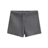 Elastic Elastic Hip Knitted Shorts Women's Knitted Shorts