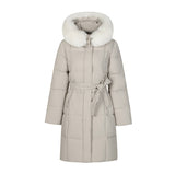 Big Fur Collar Women's Mid-length Winter Loose Korean Style Padded Down Jacket