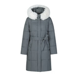 Big Fur Collar Women's Mid-length Winter Loose Korean Style Padded Down Jacket