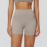 High-waist Quick-drying V-shaped Back Waist Sports Shorts Outdoor Running Fitness Clothes