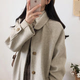 Loose Slimming Thickened Over-the-knee Women's Coat