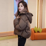Versatile Loose Thick Bread Down Cotton-padded Jacket