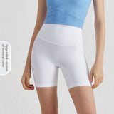 Double-sided Grinding Shorts Yoga Pants Female High Waist Track Shorts