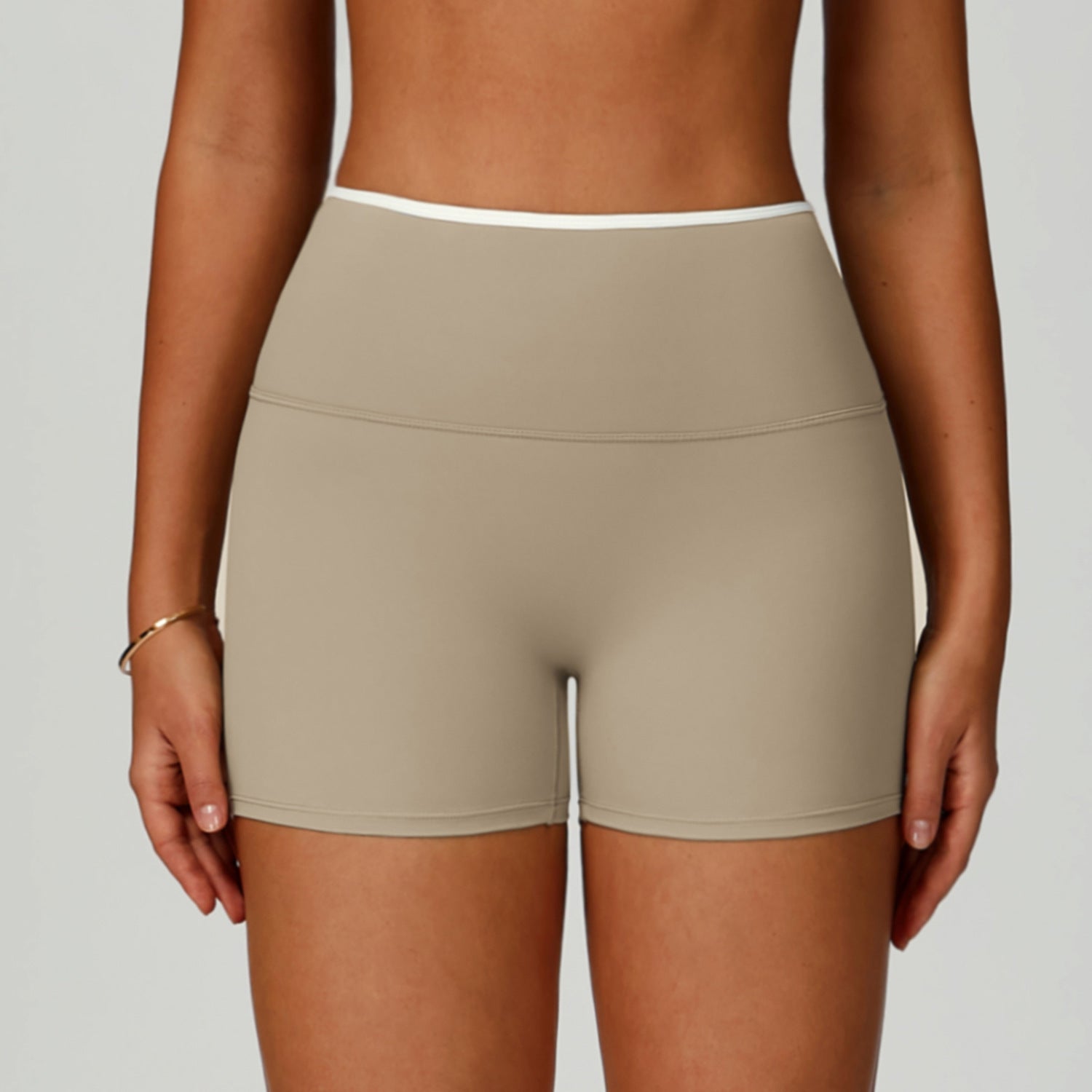 Women's Solid Color Casual Sports Yoga Shorts