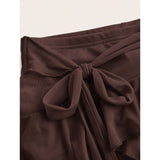 Women's Layered Ruffled Low Waist Skirt