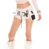 American High Street Design Low Waist Burr Workwear Pants