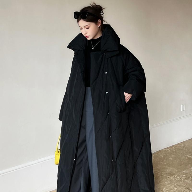 Women's Large Size Winter Clothing Mid-length Korean Style