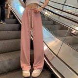 Casual New Straight-leg Draped Women's Loose Korean-style Floor-length Pants