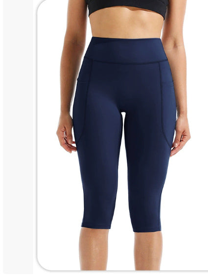 F9120 High Waist Hip Lift Fitness Pants Women's Sports Belly Contracting