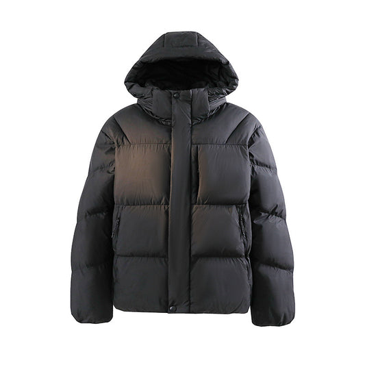 Dopamine Outdoor Three-proof Multi-pocket Hooded Couple Cotton Clothes Coat