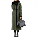 Thick Wool Women's Coat Extended