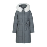 Big Fur Collar Women's Mid-length Winter Loose Korean Style Padded Down Jacket