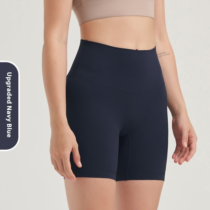 Double-sided Grinding Shorts Yoga Pants Female High Waist Track Shorts