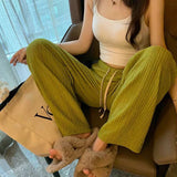 Casual New Straight-leg Draped Women's Loose Korean-style Floor-length Pants
