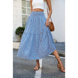 Floral Slim-fitting High Waist Skirt For Women
