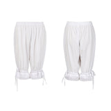 European And American Solid Color Lace Loose Women's Pants Bloomers Lace Shorts Large Size