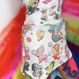 Millennium Hot Girl Cartoon Digital Printing Low Waist Mini Skirt