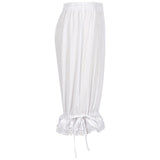 European And American Solid Color Lace Loose Women's Pants Bloomers Lace Shorts Large Size