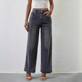 Women's Fashion Casual Stretch Straight High Waist Jeans